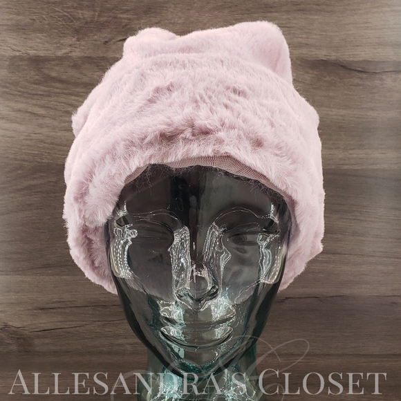 Circus By Sam Edelman Hat Ballet Pink Women\'s Faux Fur Outdoor Cottagecore